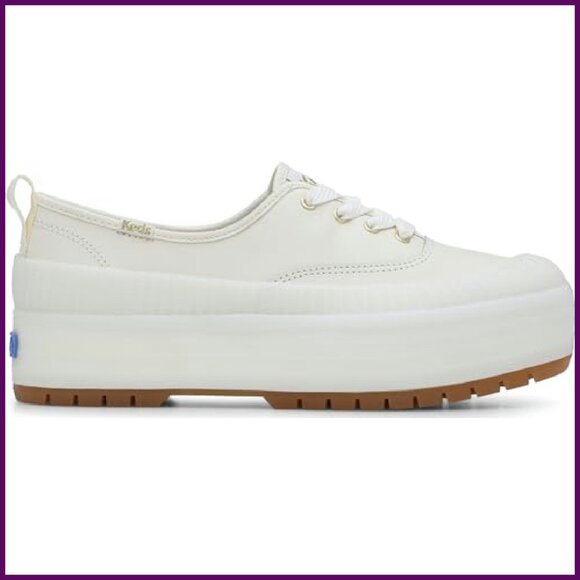 Women's Platform Sneakers with Lug Outsole, Splash Canvas Upper, Size Available - Picture 3 of 7